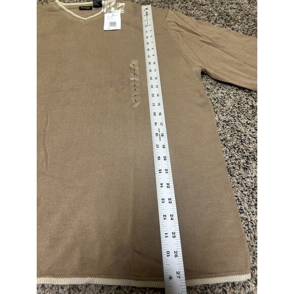 111 State‎ V-Neck Sweater Lightweight - Tan Brown - Men's Large - Picture 4 of 6